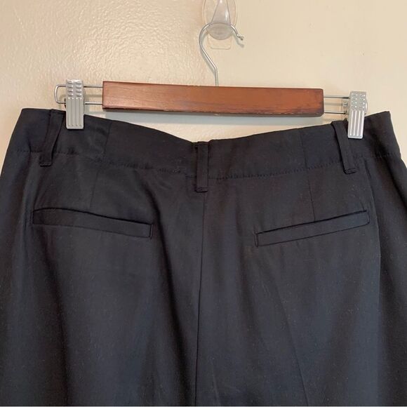Gap Dressy Trouser wide leg pants in Black Lyocell size 10 - Picture 3 of 7